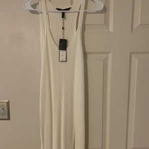 White BCBG dress